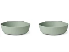 Liewood rabbit dusty mint skåle Solina (2-pak)